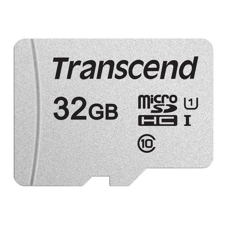 Transcend USD300S A1 32GB UHS-I U1 Class 10 Micro SD Memory Card up to 100/20 MB/s (TS32GUSD300S)